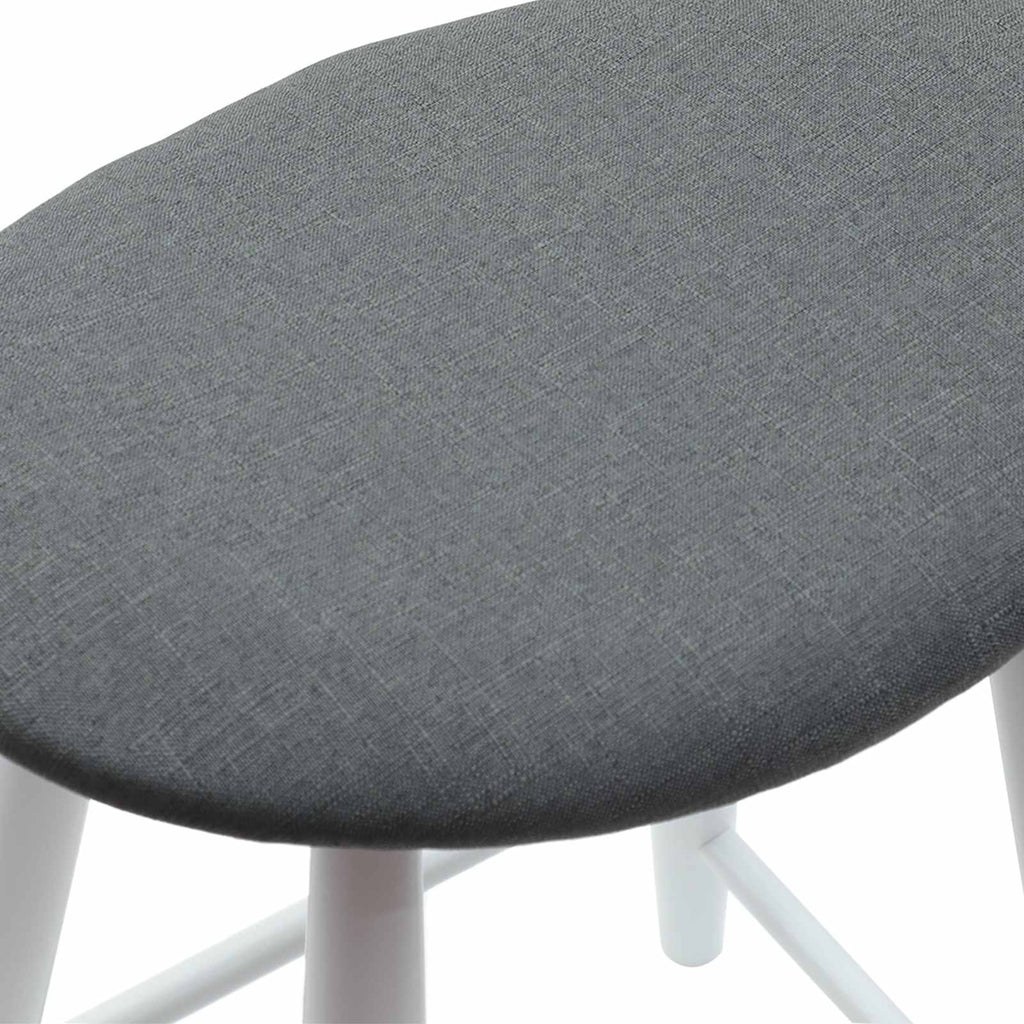 Sillas de comedor 2 pcs 46 x 37 x 63 cm Madera de Caucho Sólido