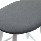 Sillas de comedor 2 pcs 46 x 37 x 63 cm Madera de Caucho Sólido