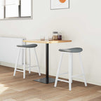 Sillas de comedor 2 pcs 46 x 37 x 63 cm Madera de Caucho Sólido