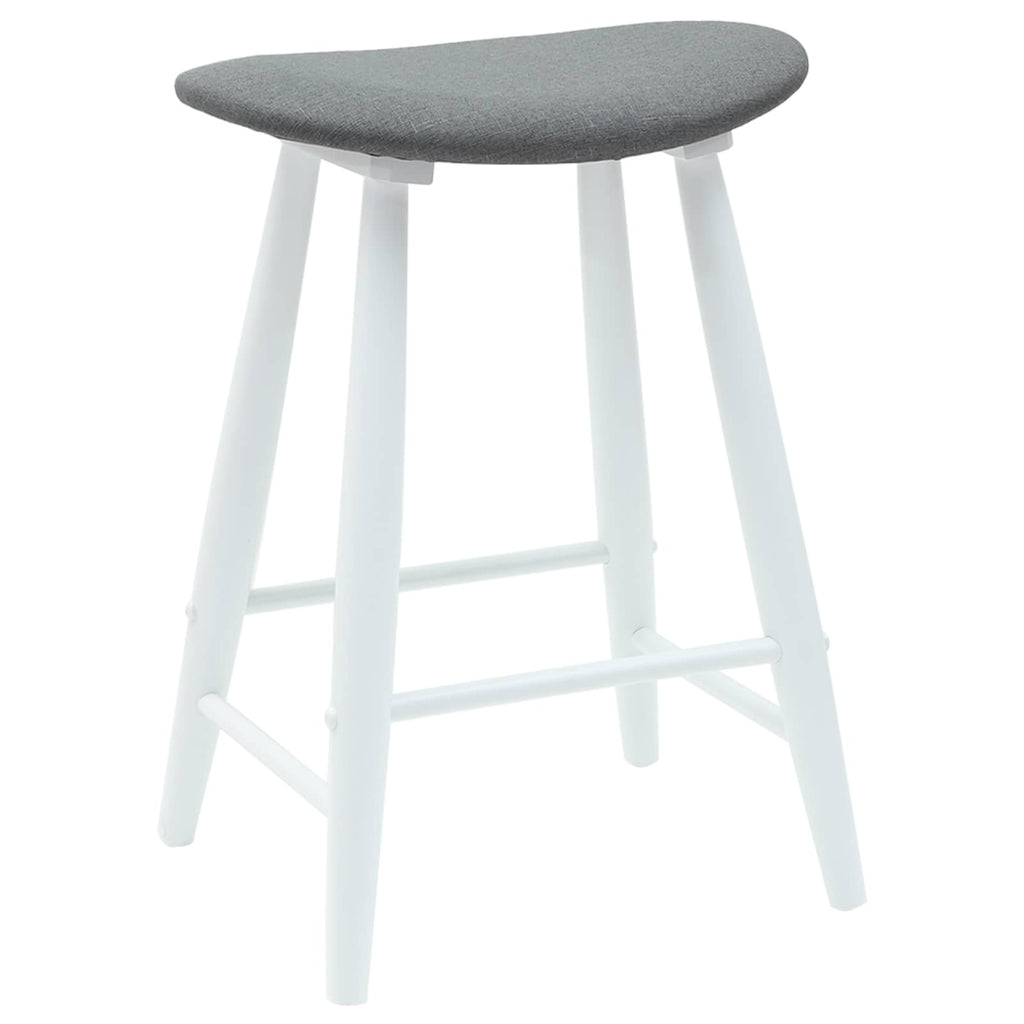 Sillas de comedor 2 pcs 46 x 37 x 63 cm Madera de Caucho Sólido