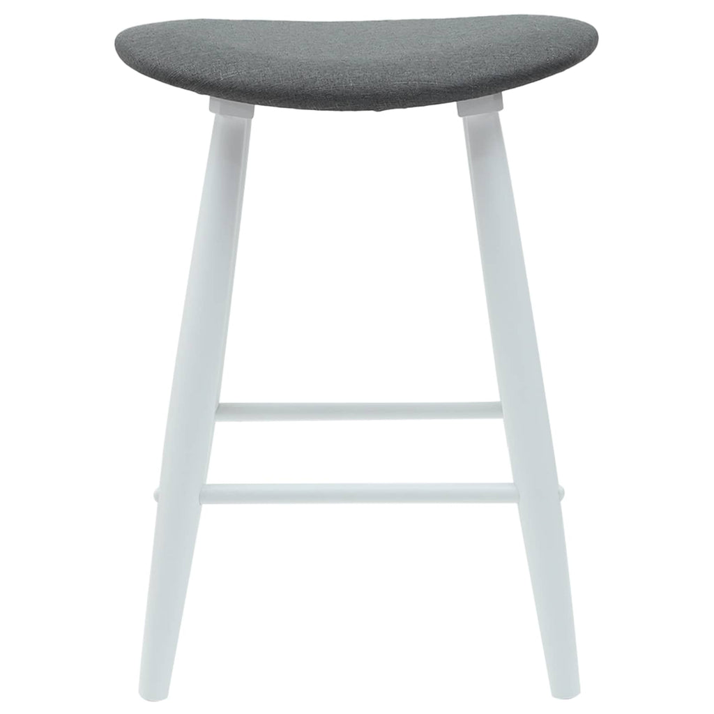 Sillas de comedor 2 pcs 46 x 37 x 63 cm Madera de Caucho Sólido