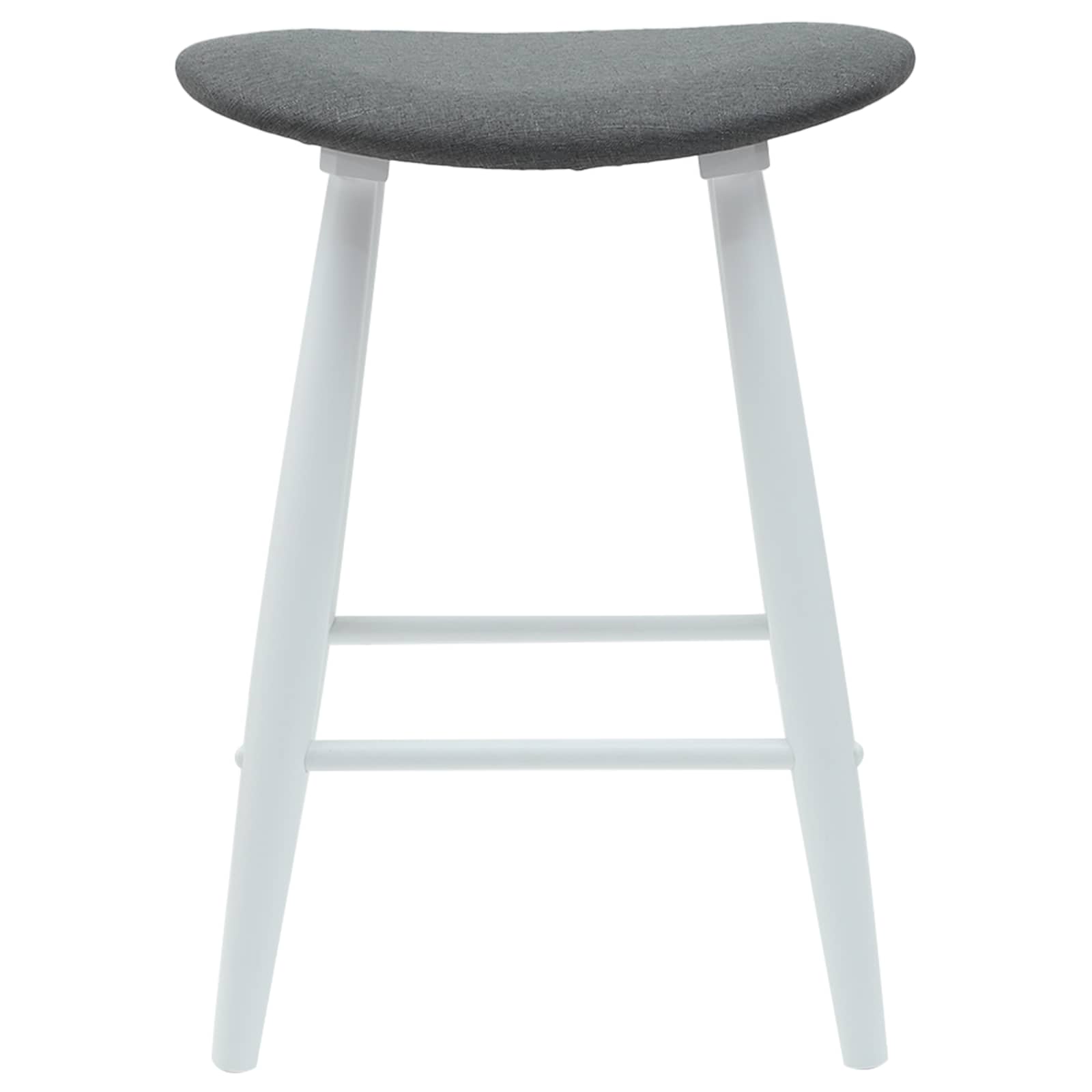 Sillas de comedor 2 pcs 46 x 37 x 63 cm Madera de Caucho Sólido