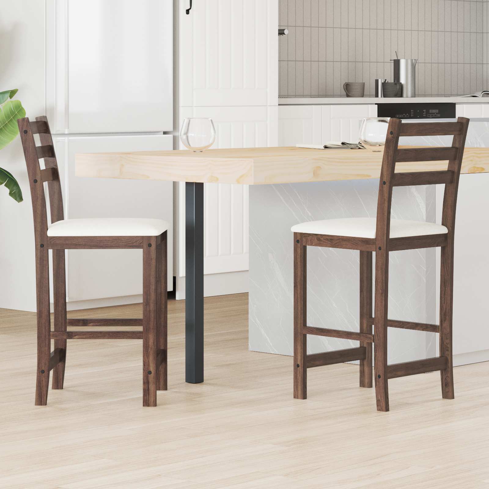 Dining chairs 2 pcs 40 x 47.5 x 99.5 cm