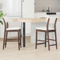 Dining Chairs 2 pcs 48 x 49 x 95 cm Solid Rubberwood