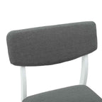 Sillas de comedor 2 pcs 48 x 49 x 95 cm Madera de Caucho Sólido