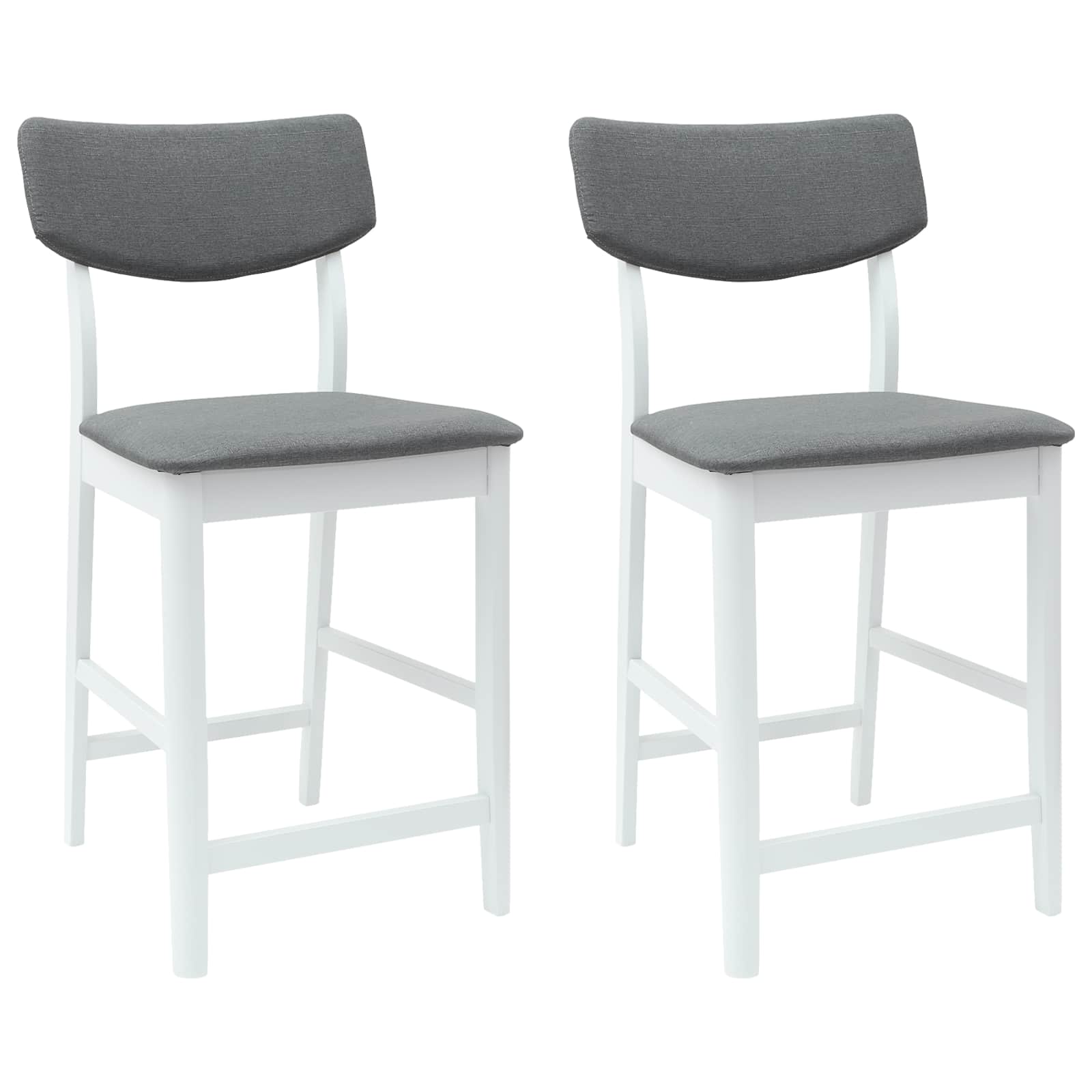 Sillas de comedor 2 pcs 48 x 49 x 95 cm Madera de Caucho Sólido