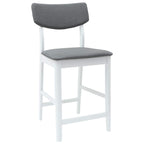 Sillas de comedor 2 pcs 48 x 49 x 95 cm Madera de Caucho Sólido
