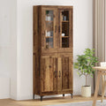Aparador alto Madera envejecida 69,5 x 34 x 180 cm