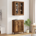 Aparador alto Madera envejecida 69,5 x 34 x 180 cm
