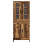 Aparador alto Madera envejecida 69,5 x 34 x 180 cm