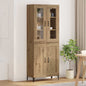 Tall Artisan Oak Sideboard 69.5 x 34 x 180 cm