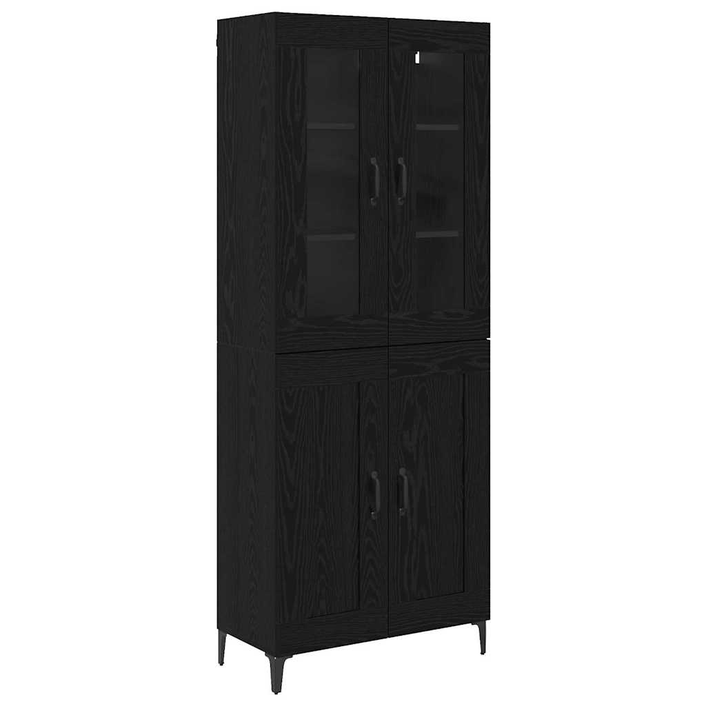 Aparador alto Roble Negro 69,5 x 34 x 180 cm