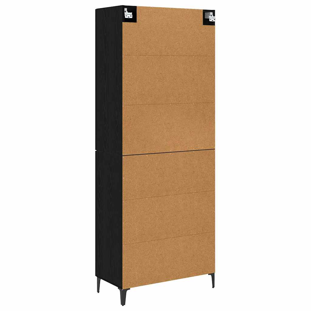 Aparador alto Roble Negro 69,5 x 34 x 180 cm