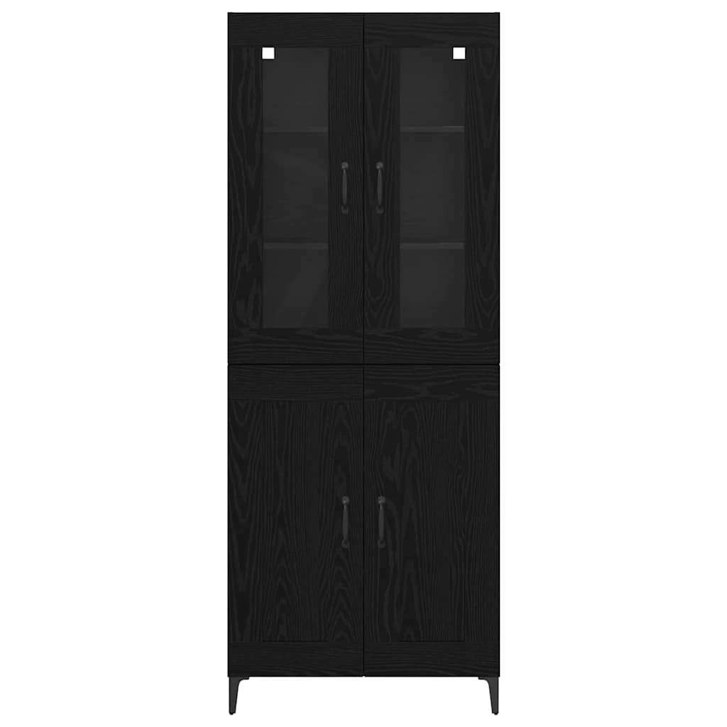 Aparador alto Roble Negro 69,5 x 34 x 180 cm