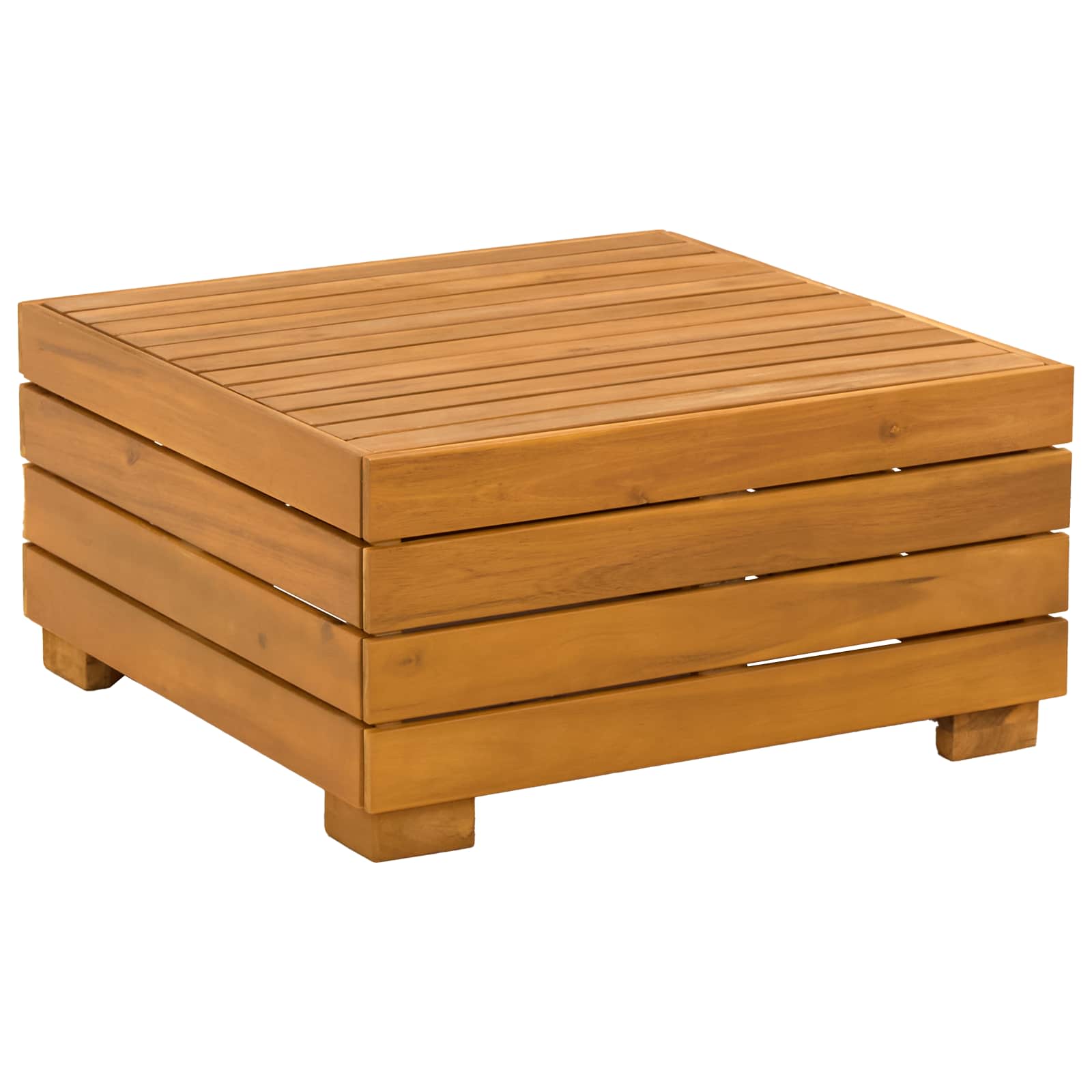 Conjunto de sofás de exterior con cojín 11 Pieza Marrón