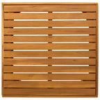 2 Pieza Conjunto de Sofás de Jardín Madera de Acacia Sólida