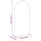 Arco de Boda 100 x 39 x 200 cm Acero