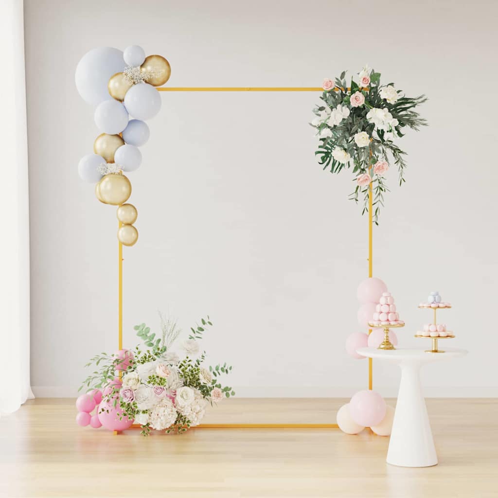 Arco de Boda Dorado 150 x 49,5 x 200 cm Acero