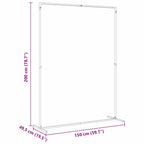 Arco de Boda Dorado 150 x 49,5 x 200 cm Acero