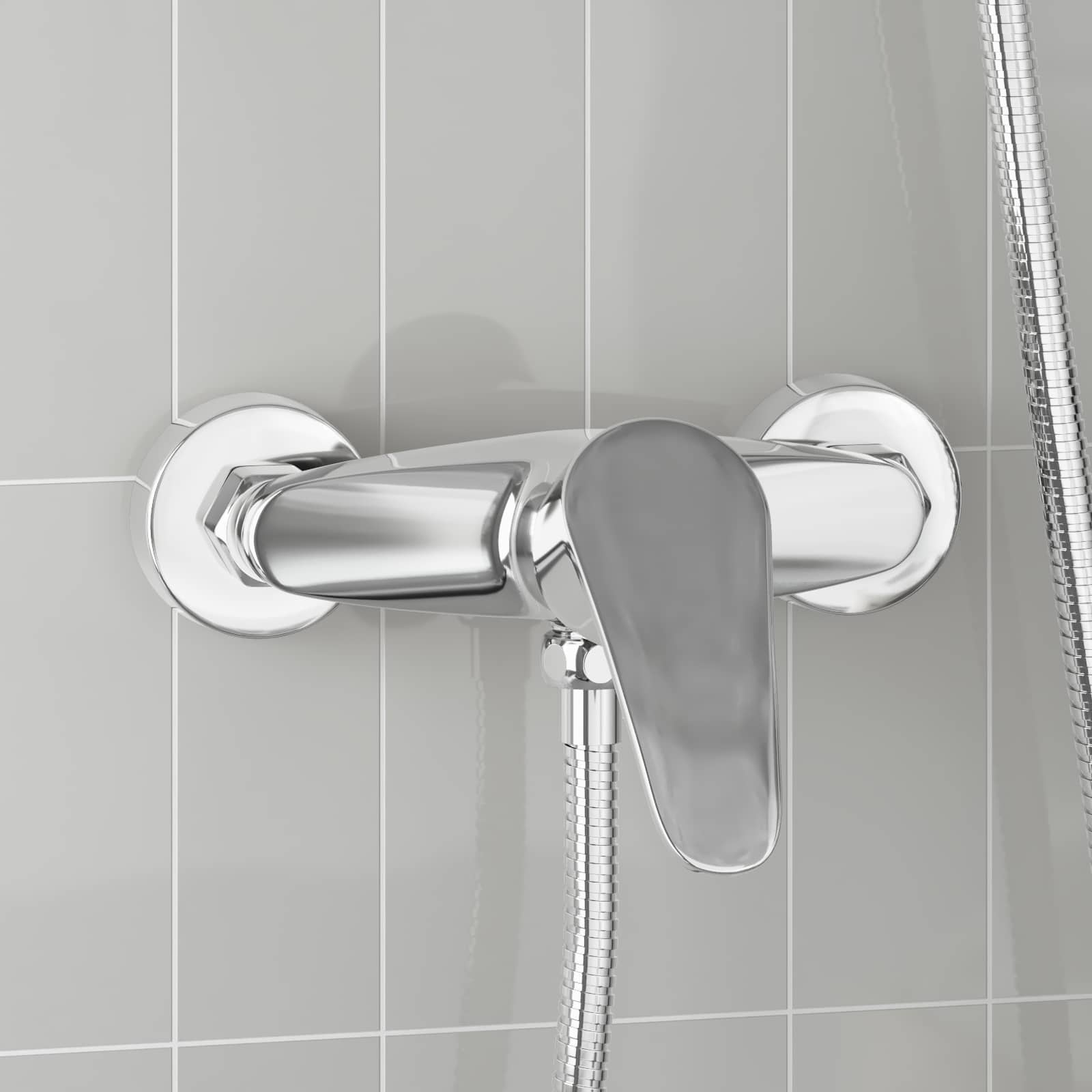 Grifo Mezclador de Ducha Cromado G 1 / 2 pulgadas
