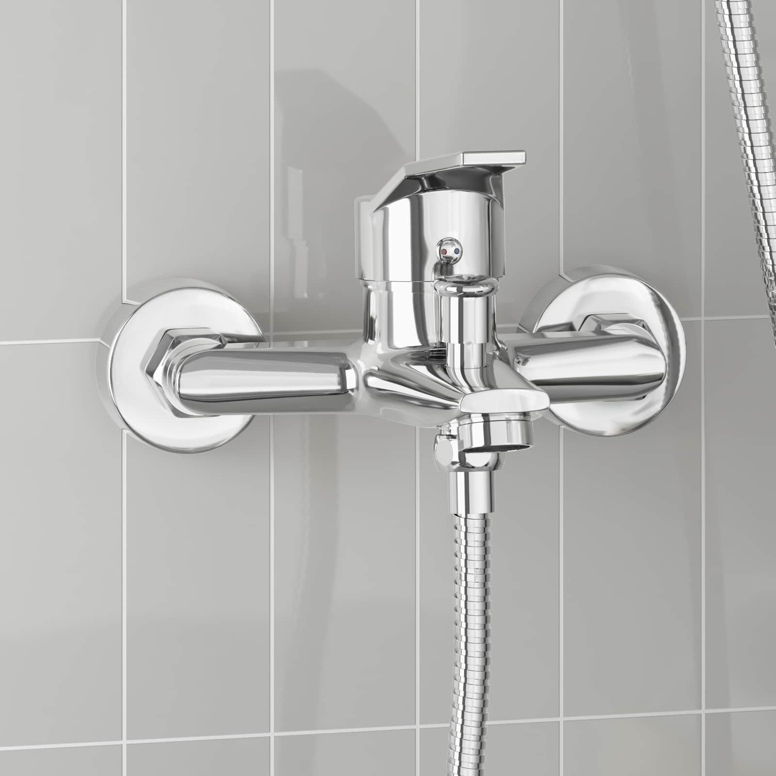 Grifo Mezclador de Ducha Cromado G 1 / 2 pulgadas