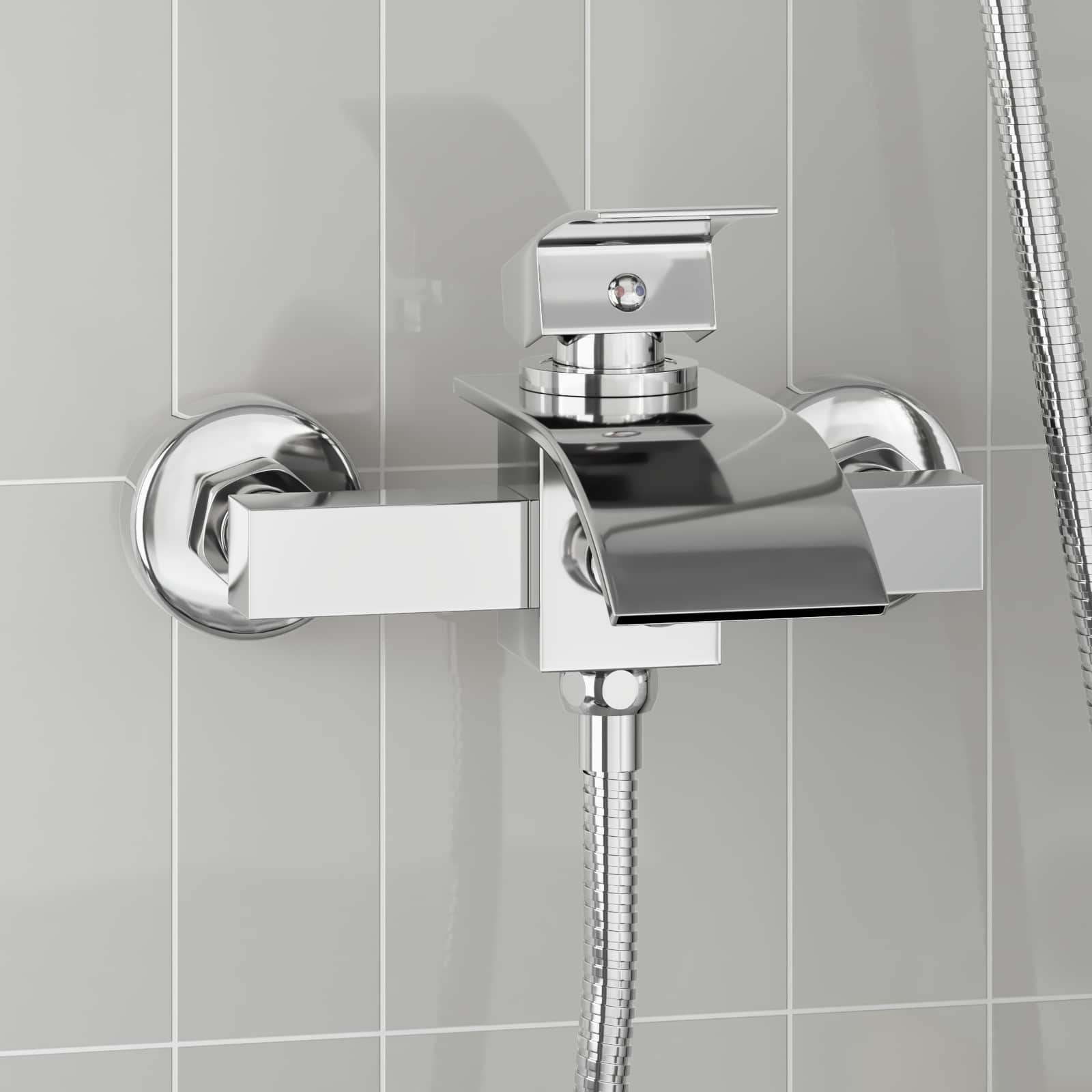 Grifo Mezclador de Ducha Cromado G 1 / 2 pulgadas