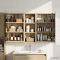 Juego de Muebles de Baño con estante 3 pcs 100 x 10,5 x 50 cm