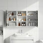 Juego de Muebles de Baño con estante 3 pcs 100 x 10,5 x 50 cm
