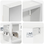 Juego de Muebles de Baño con estante 3 pcs 100 x 10,5 x 50 cm