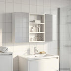 Juego de Muebles de Baño con estante 3 pcs 100 x 10,5 x 50 cm