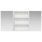 Juego de Muebles de Baño con estante 3 pcs 100 x 10,5 x 50 cm