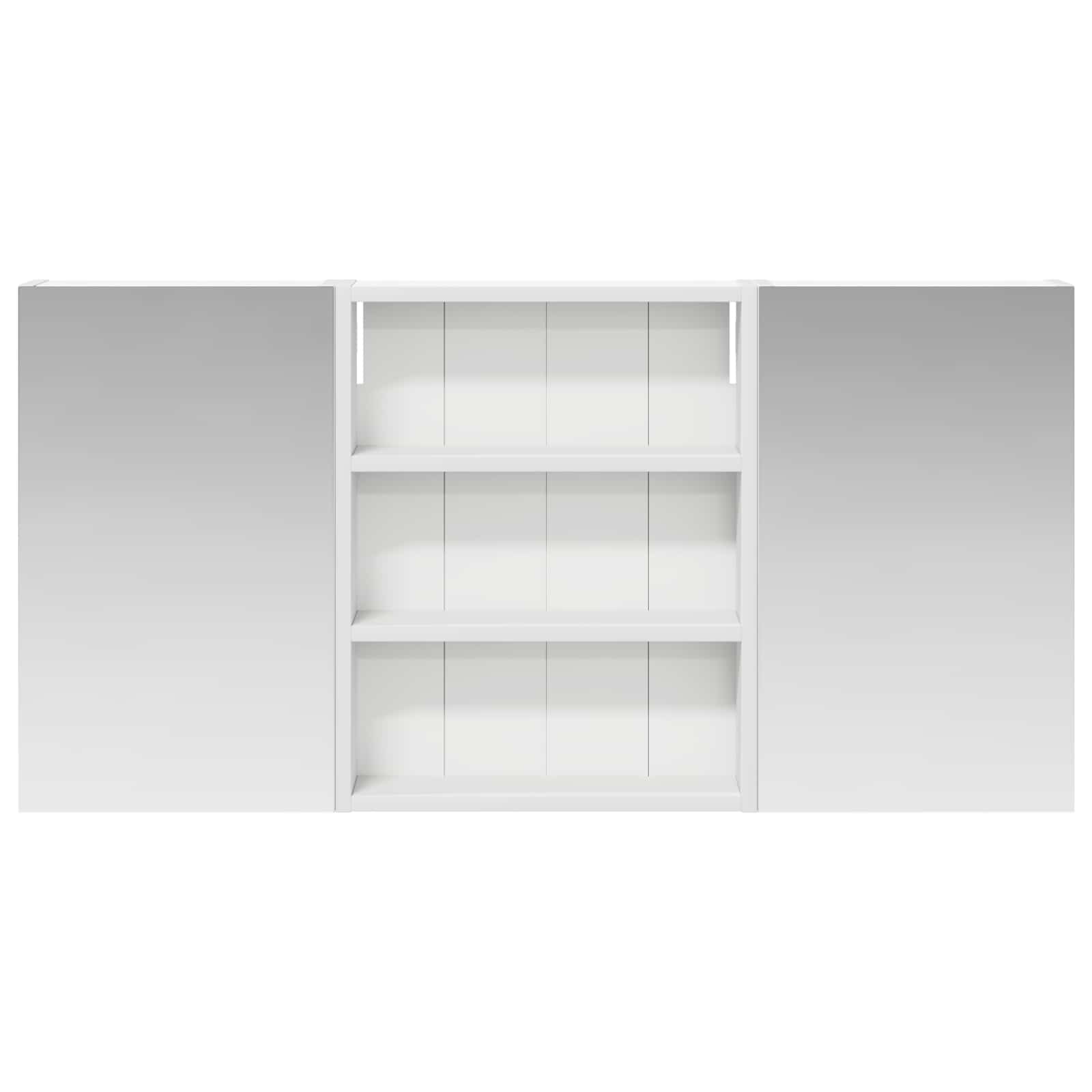 Juego de Muebles de Baño con estante 3 pcs 100 x 10,5 x 50 cm