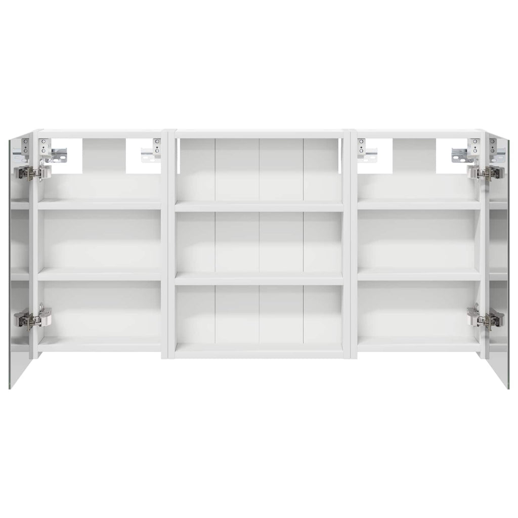Juego de Muebles de Baño con estante 3 pcs 100 x 10,5 x 50 cm