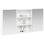 Juego de Muebles de Baño con estante 3 pcs 100 x 10,5 x 50 cm