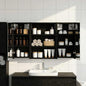Juego de Muebles de Baño con estante 3 pcs 100 x 10,5 x 50 cm