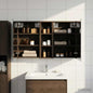 Juego de Muebles de Baño con estante 3 pcs 100 x 10,5 x 50 cm