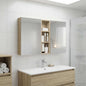Juego de Muebles de Baño con estante 3 pcs 100 x 10,5 x 50 cm