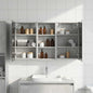 Juego de Muebles de Baño con estante 3 pcs 100 x 10,5 x 50 cm