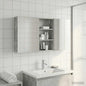 Juego de Muebles de Baño con estante 3 pcs 100 x 10,5 x 50 cm