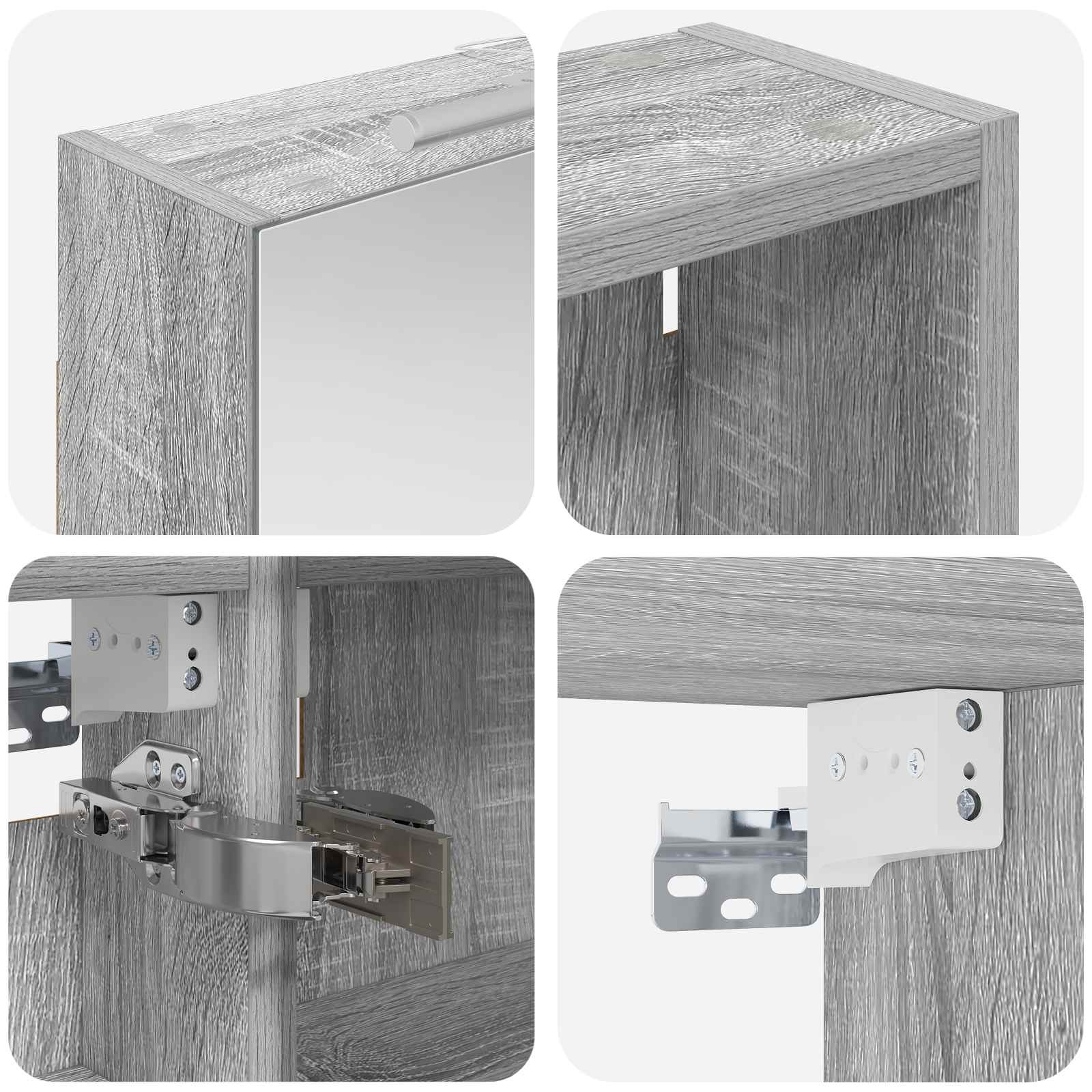 Juego de Muebles de Baño 3 pcs 140 x 14,5 x 70 cm