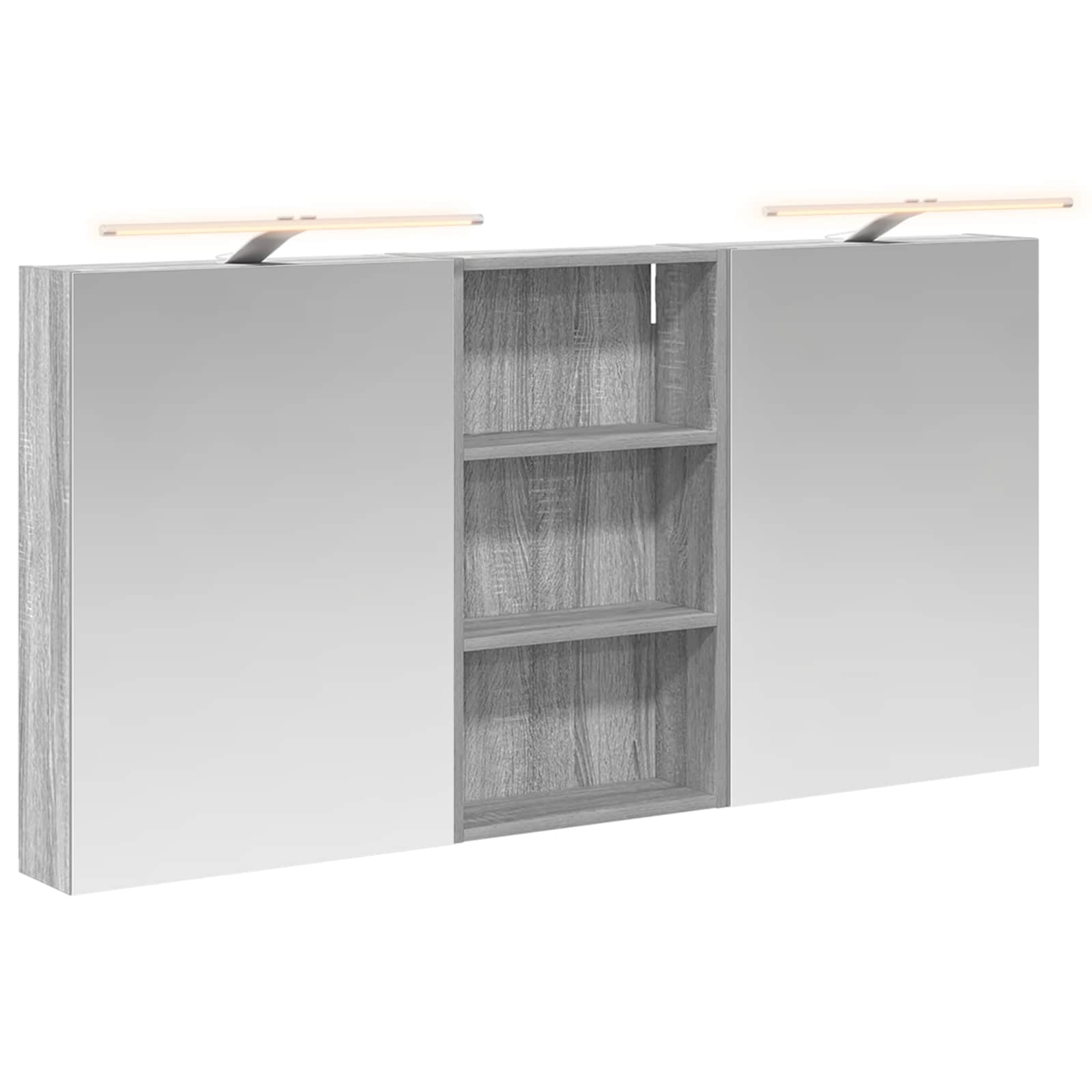 Juego de Muebles de Baño 3 pcs 140 x 14,5 x 70 cm
