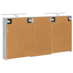Juego de Muebles de Baño 3 pcs 140 x 14,5 x 70 cm