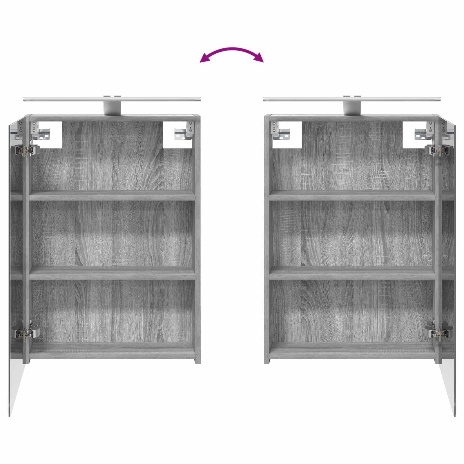 Juego de Muebles de Baño 3 pcs 140 x 14,5 x 70 cm