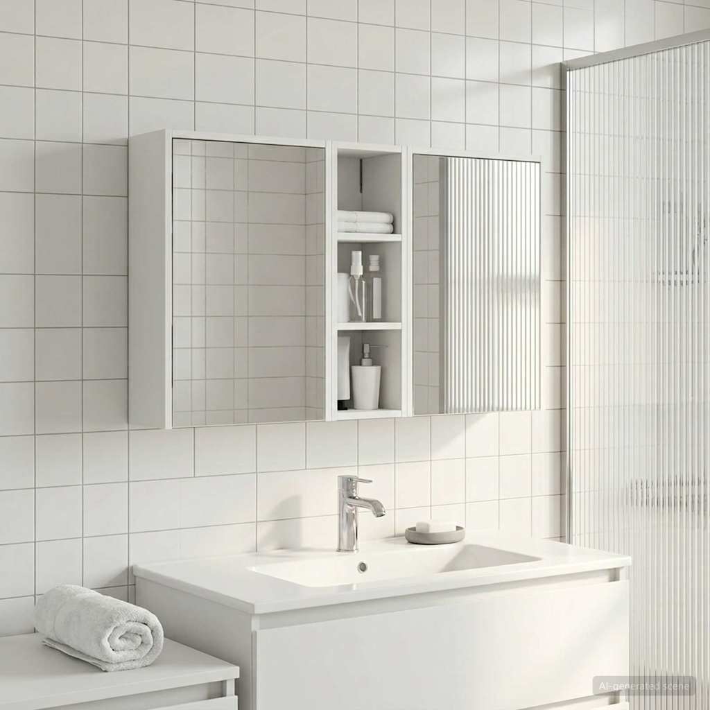 Juego de Muebles de Baño 3 pcs 106 x 16 x 62,5 cm