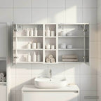 Juego de Muebles de Baño 3 pcs 106 x 16 x 62,5 cm