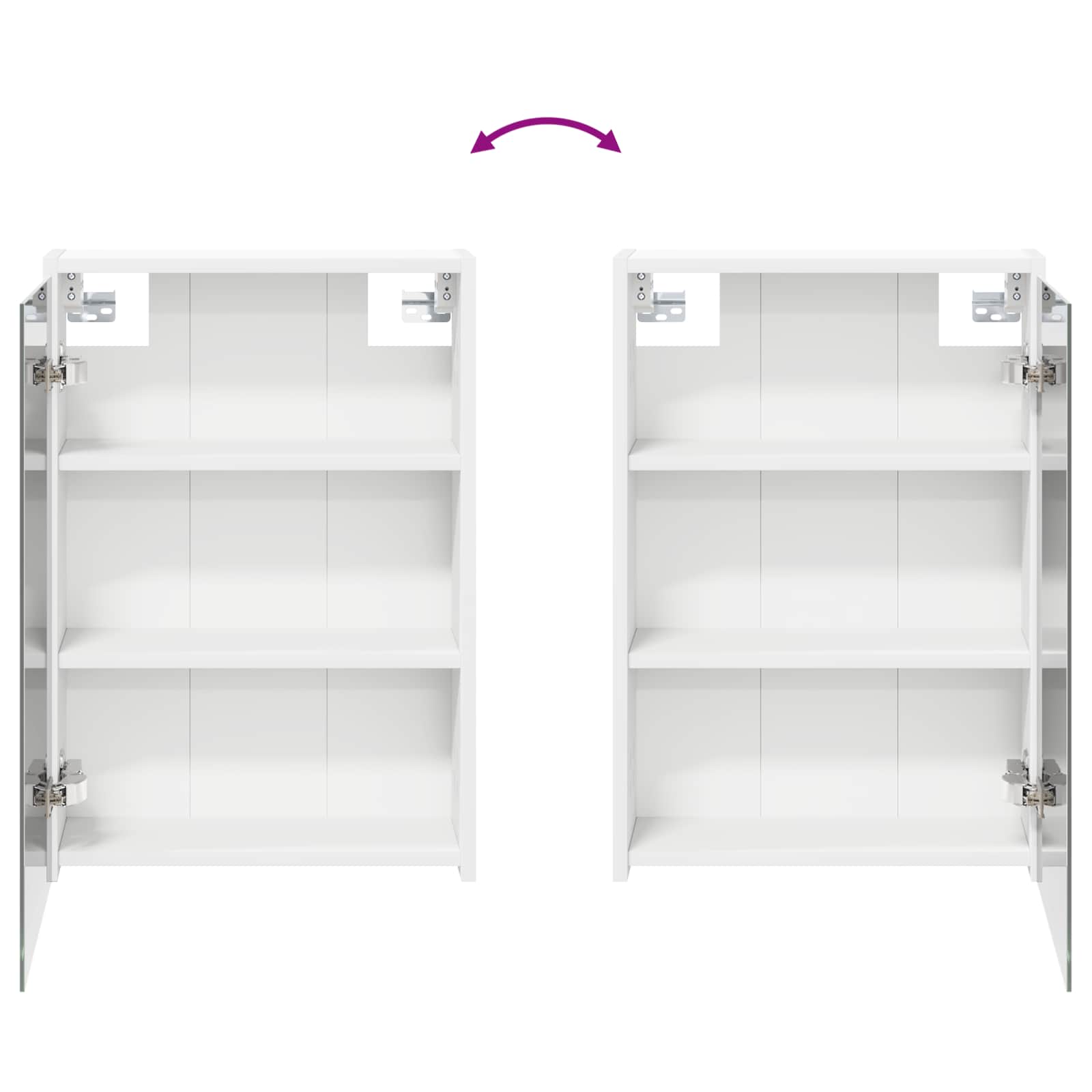 Juego de Muebles de Baño 3 pcs 106 x 16 x 62,5 cm