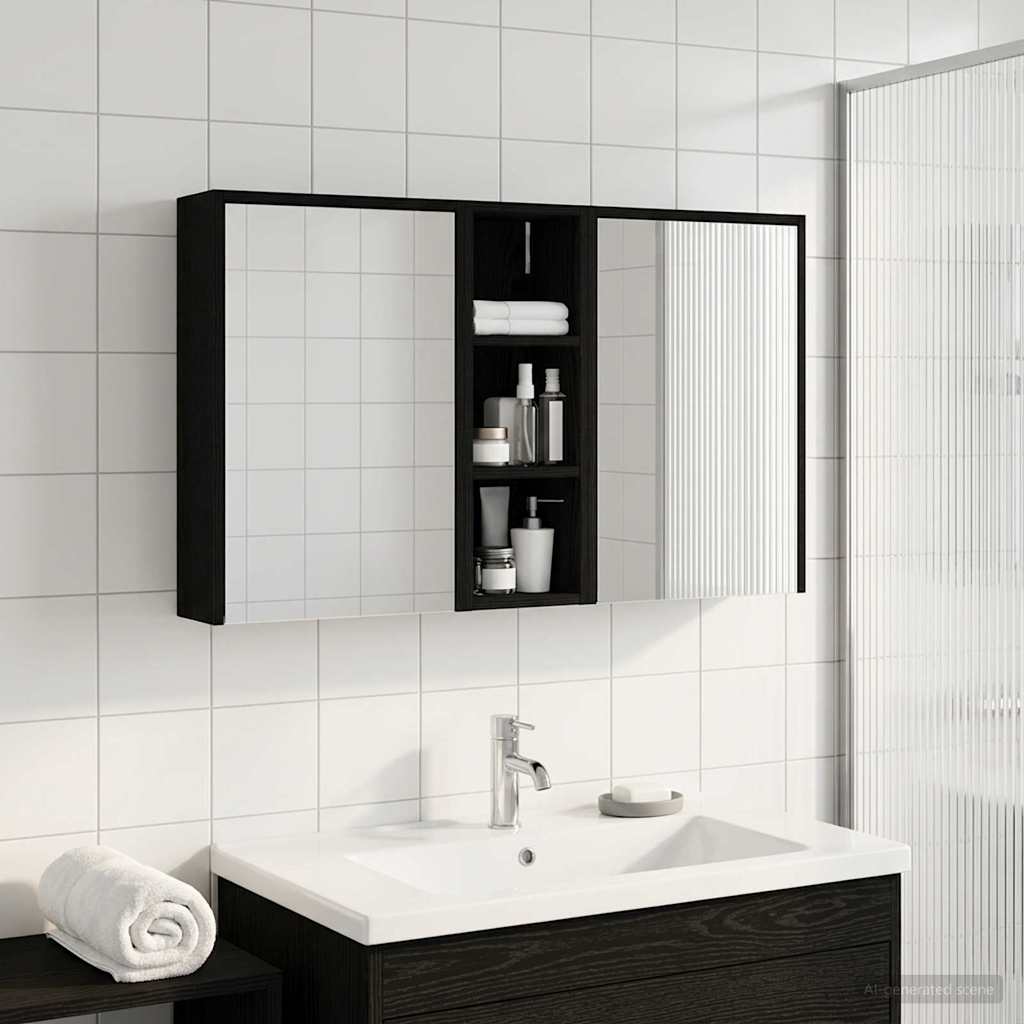 Juego de Muebles de Baño 3 pcs 106 x 16 x 62,5 cm