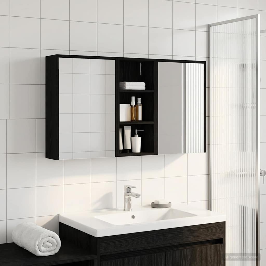 Juego de Muebles de Baño 3 pcs 106 x 16 x 62,5 cm
