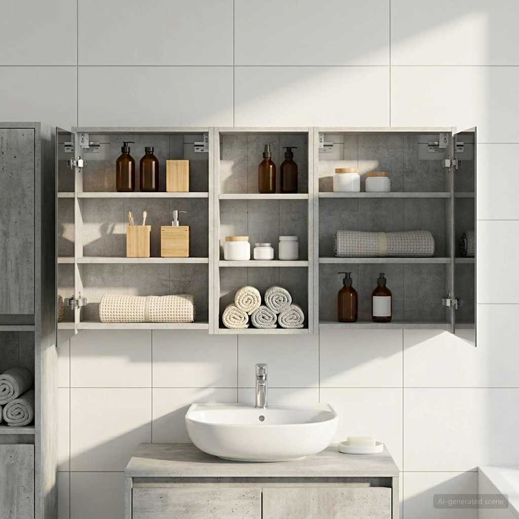 Juego de Muebles de Baño 3 pcs 106 x 16 x 62,5 cm
