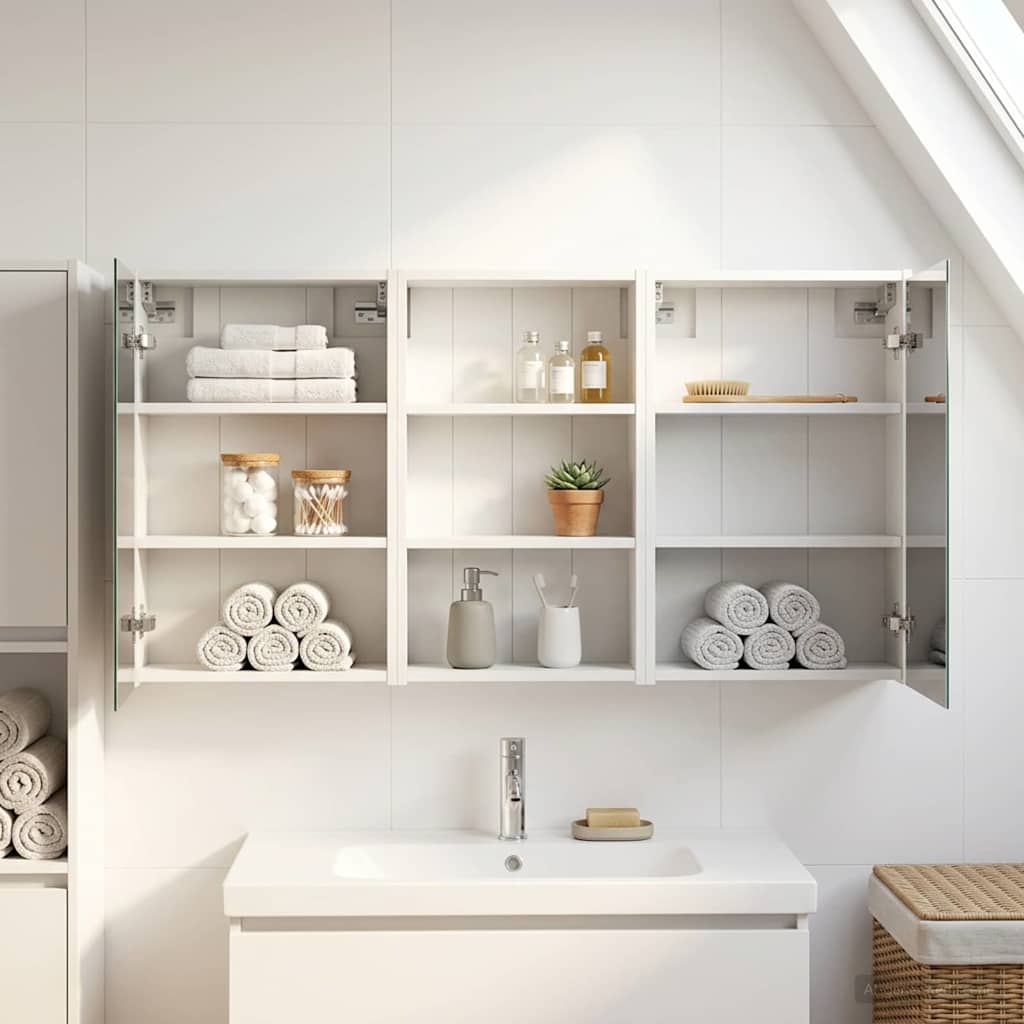 Juego de Muebles de Baño 3 pcs 106 x 16 x 62,5 cm